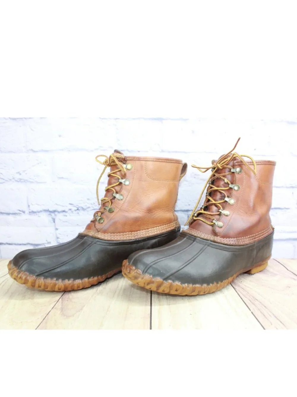 Vintage LL Bean Maine Hunting Shoe Leather Thinsulate GoreTex Duck Boots 11